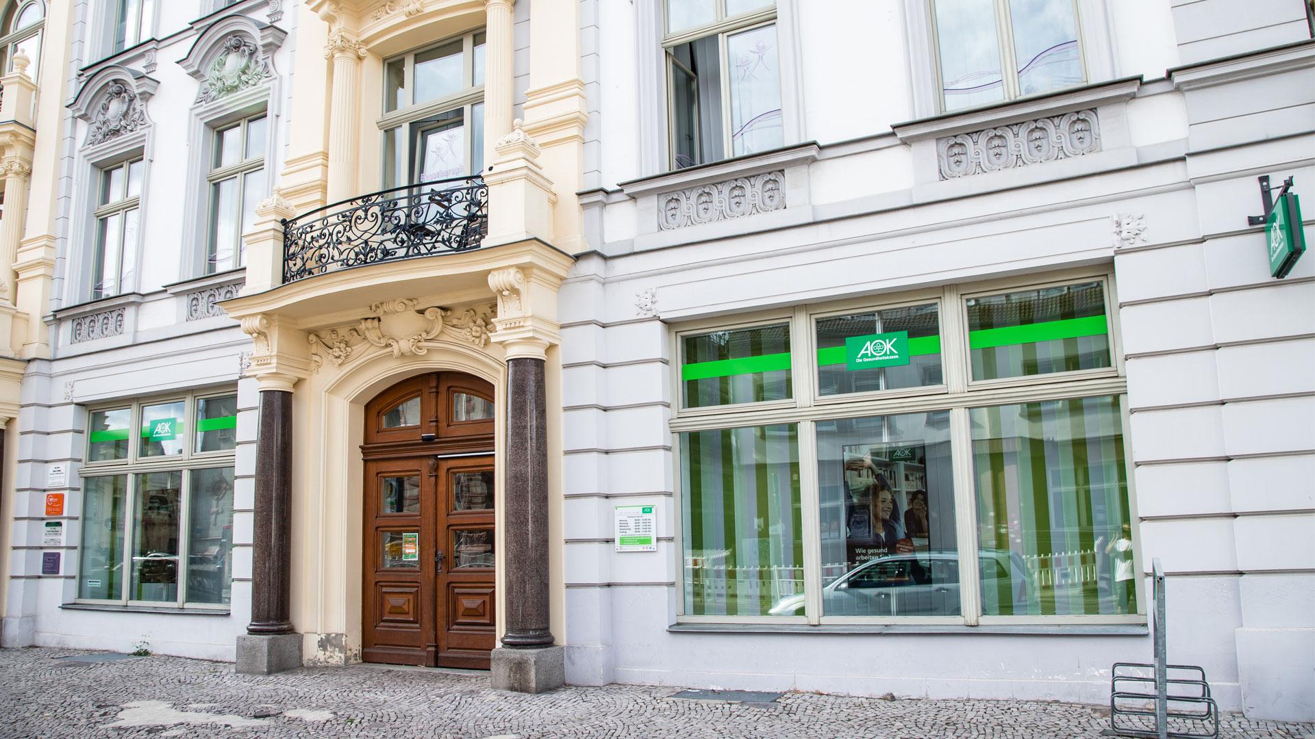 AOK Sachsen-Anhalt - Kundencenter Bernburg, Friedensallee in Bernburg (Saale)