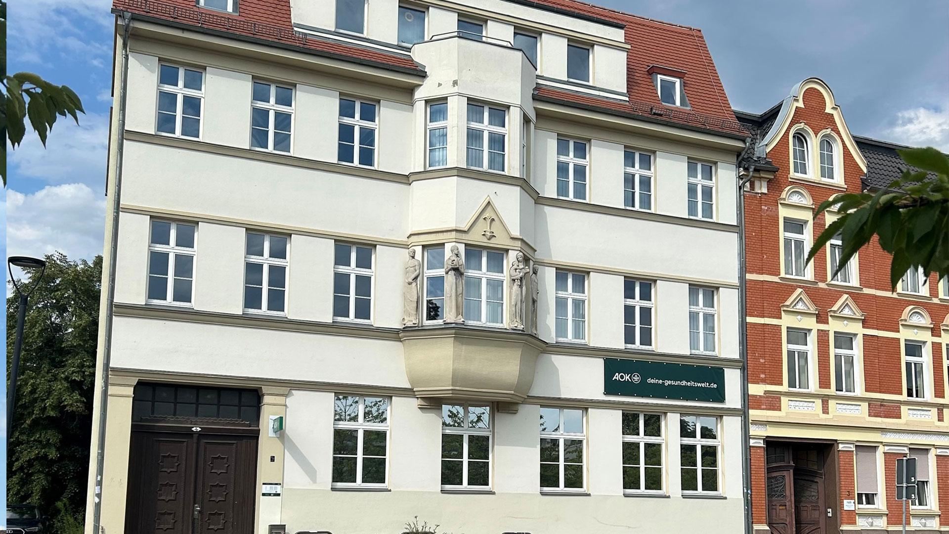 AOK Sachsen-Anhalt - Kundencenter Burg, Bahnhofstraße in Burg (bei Magdeburg)