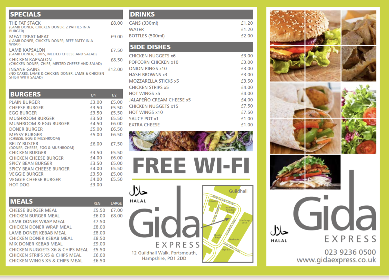 Gida Express Portsmouth 02392 360500