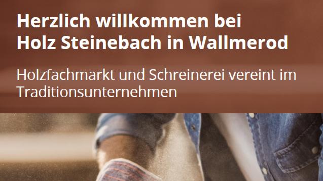 Holz Steinebach, Konrad-Adenauer-Straße in Verbandsgemeinde Wallmerod