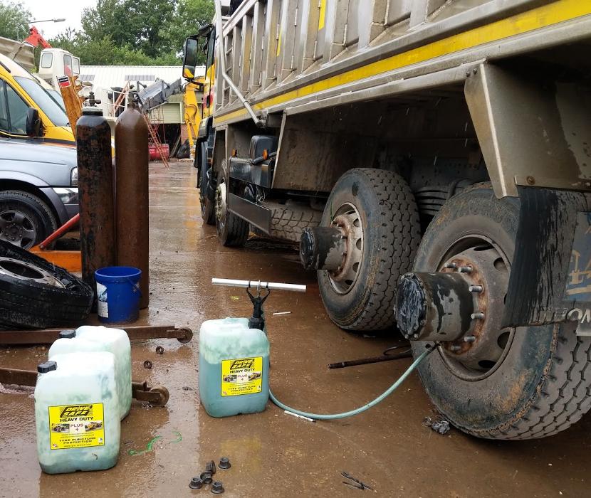 Drivesafe heavy-duty PLUS+ tyre sealant designed for on & off-road applications offering tyre puncture protection