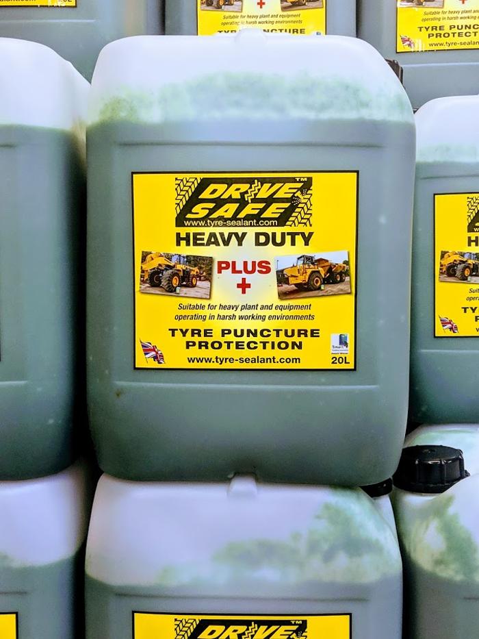 Drivesafe heavy-duty PLUS+ tyre sealant for tyre puncture protection #drivesafetyresealant #drivesafetyre
