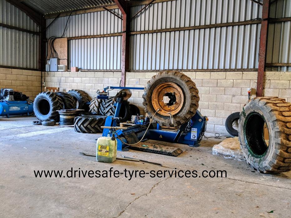 Drivesafe tyre services fitting service for agricultural, construction & commercial applications with a wide range of brands available covering a wide range of applications