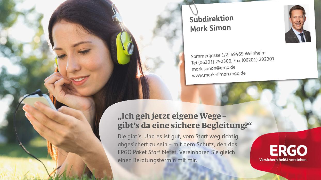 ERGO Versicherung Mark Simon, Sommergasse in Weinheim