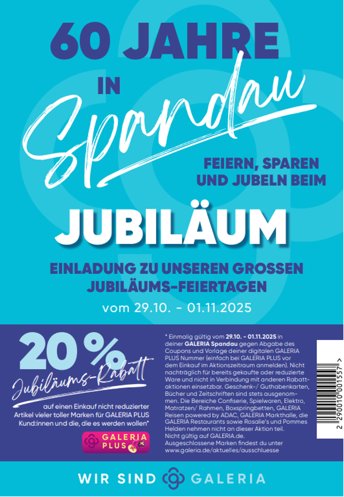 GALERIA Berlin Spandau, Carl-Schurz-Straße in Berlin