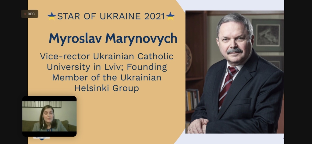 Myroslav Marynovych One of U.S.-Ukraine Foundation’s ‘30 Stars of Ukraine’_2