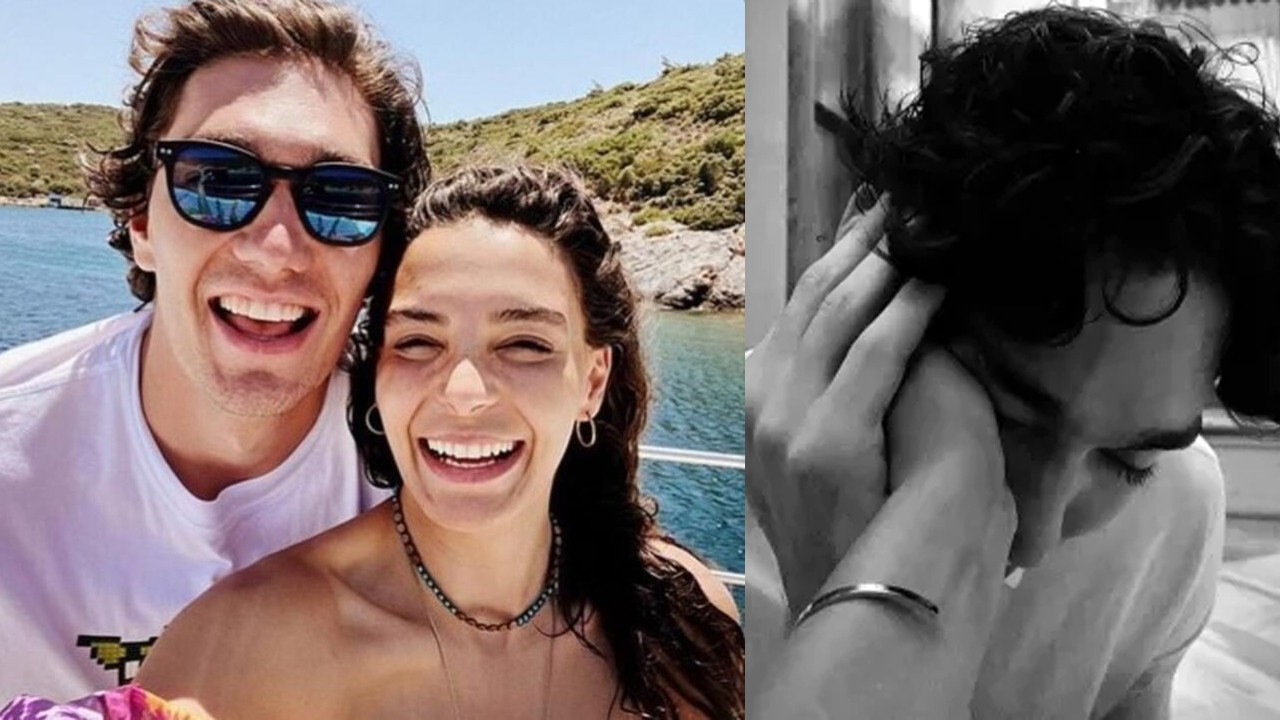 Ebru Şahin ve Cedi Osman'dan birinci yıl kutlaması