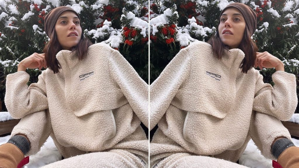 Cansu Dere 23 bin TL'lik eşofmanıyla havasını attı