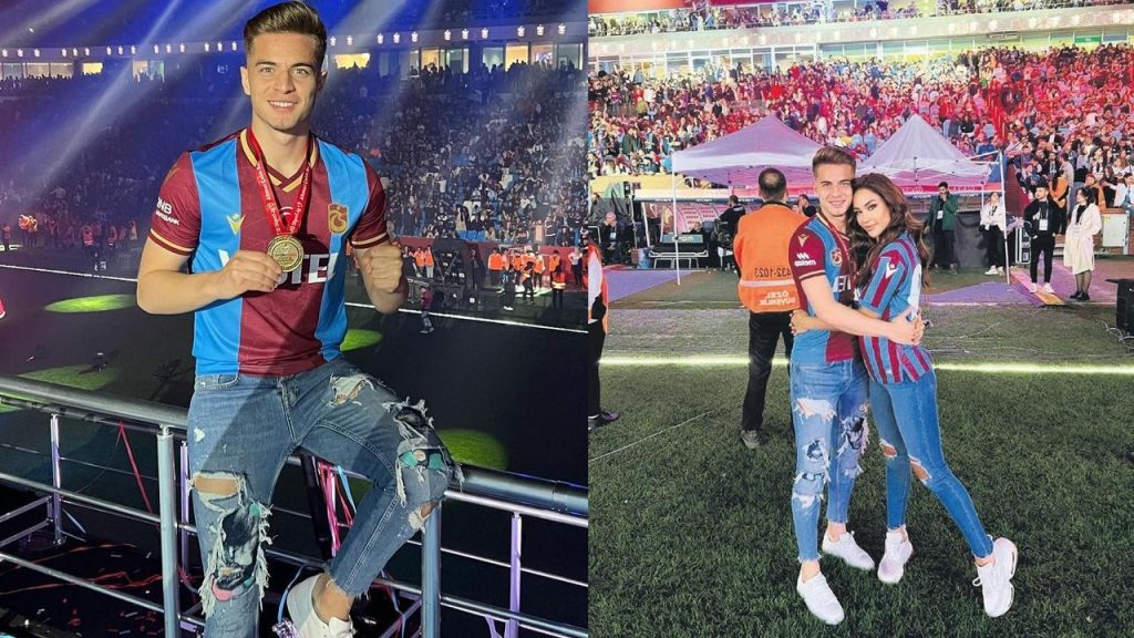 Trabzonspor'un genç yıldızı aşka geldi