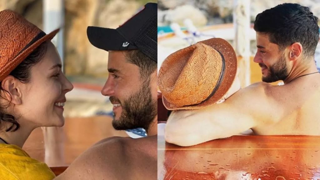 Berk Oktay ve Yıldız Çağrı Atiksoy Maldivler'de ön balayına çıktı
