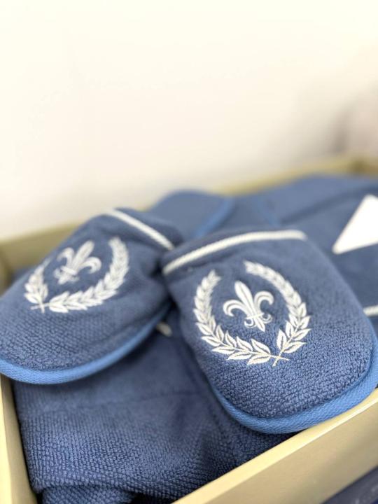 Халат чоловічий Maison D'or Seymor (Blue)