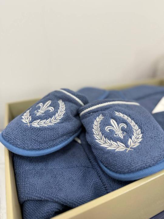 Халат чоловічий Maison D'or Seymor (Blue)