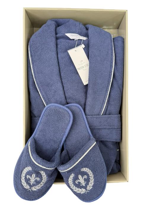 Халат чоловічий Maison D'or Seymor (Blue)