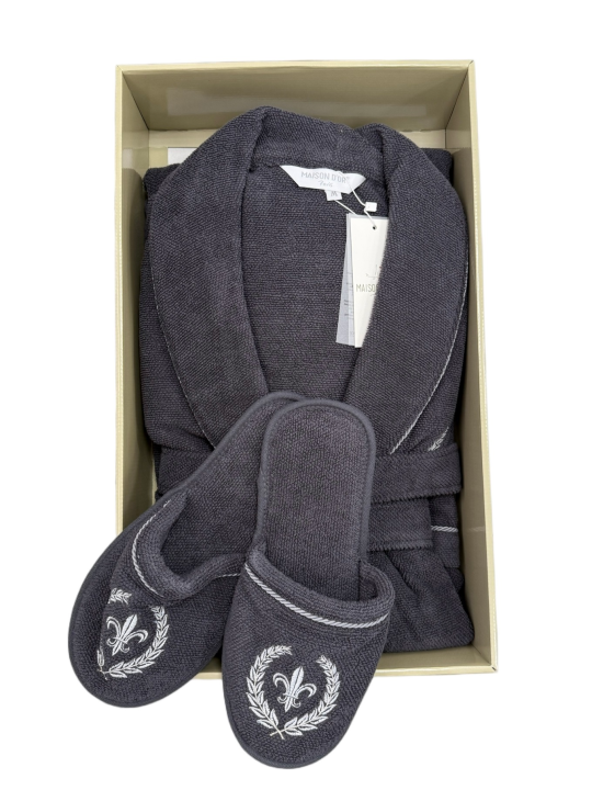 Халат чоловічий Maison D'or Seymor (Антрацит)