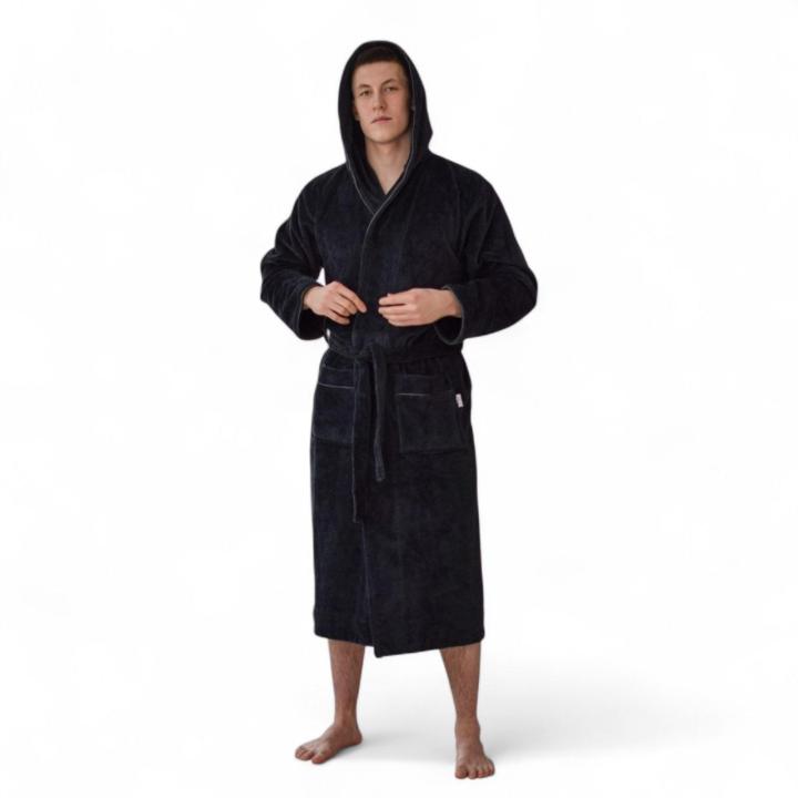 Халат чоловічий бамбуковий Soft Show (Антрацит)