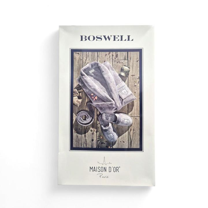 Халат чоловічий Maison D'or Boswell (Сірий, М)
