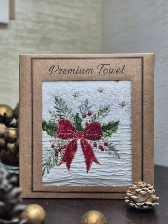 Рушник новорічни (Бантик, 50х80 - 1шт)