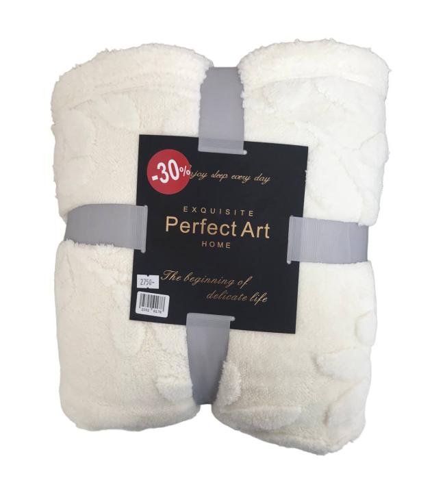 Покривало тепле Perfect Art з імітацією овчини (Арт, 200х230)