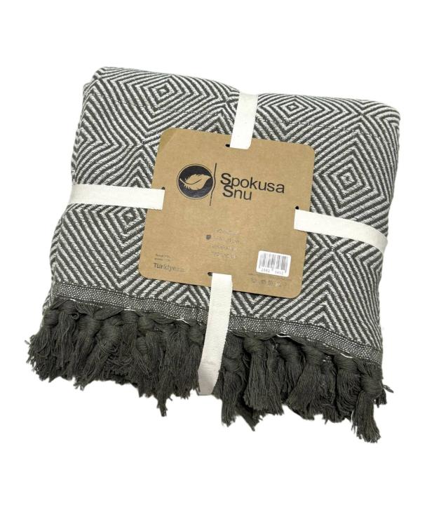 Покривало котонове Спокуса сну (Хакі, 170х200)