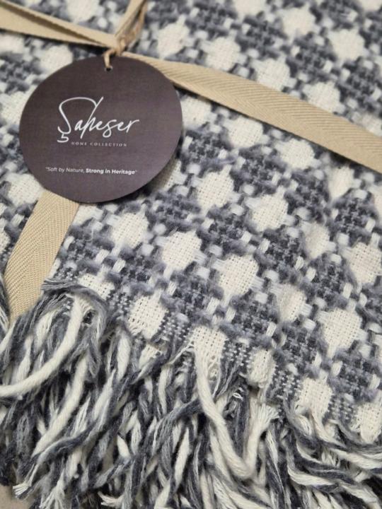 Плед Saheser CRAFT (Сірий, 200х220)
