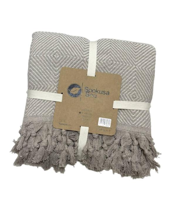 Покривало котонове Спокуса сну (Бежевий, 170х200)