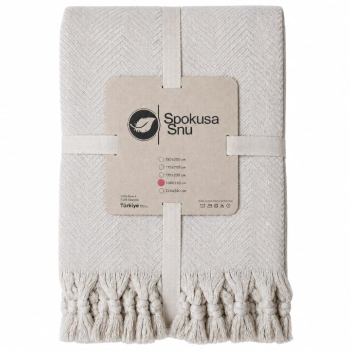 Плед Spokusa Snu Sidney (Бежевий, 200х230)