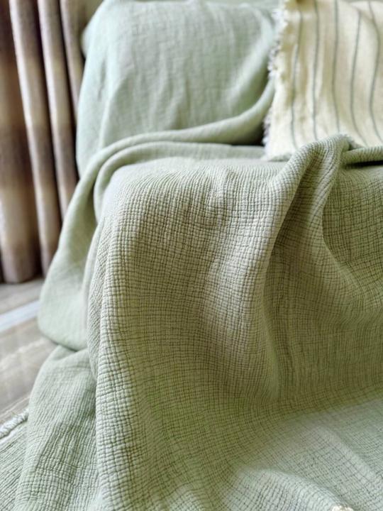 Покривало муслінове  Culha Home Colection (Хакі, 230х250)