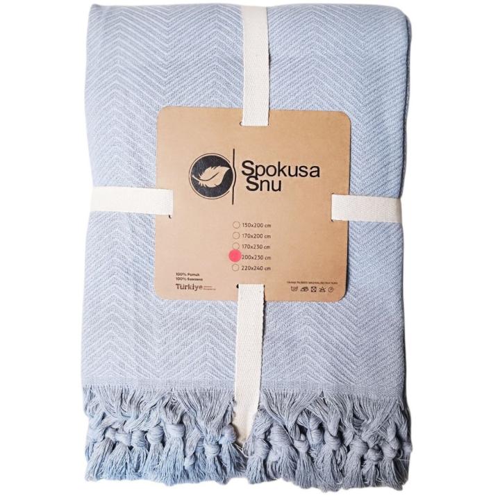 Плед Spokusa Snu Sidney (Сірий)