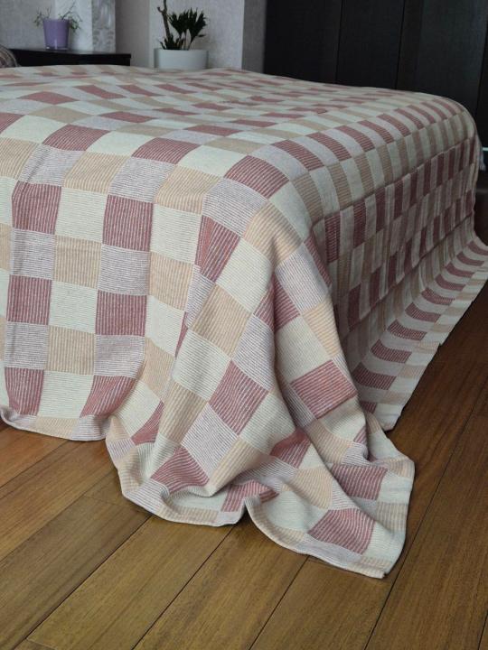 Плед - покривало Saheser Mokka (Теракотовий, 200х230)