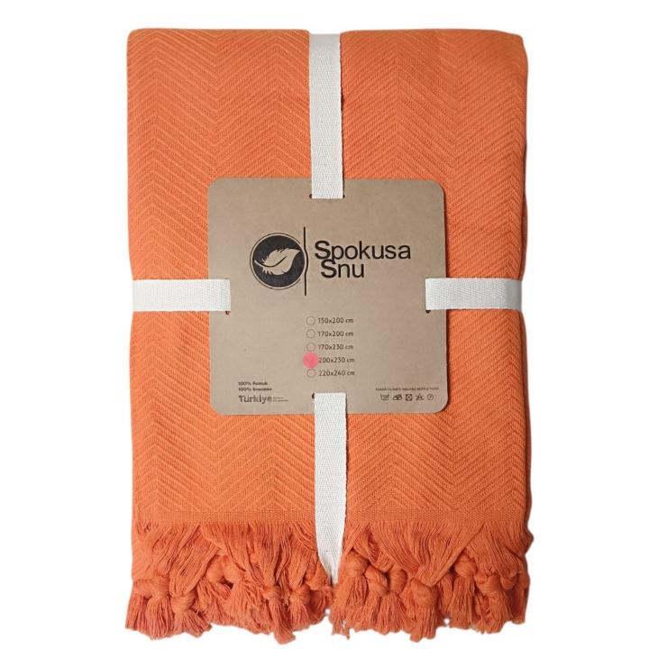 Плед Spokusa Snu Sidney (Помаранчевий, 200х230)