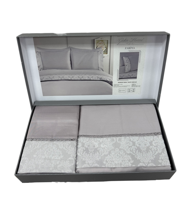 Постільна білизна Gelin Home Zarina (Сірий, 200х220)