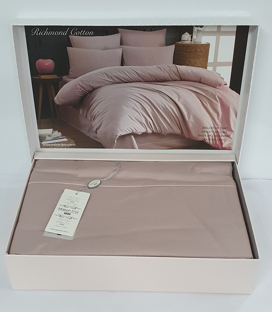 Постільна білизна Maison D'or Richmond Cotton (Рожевий, 200х220)