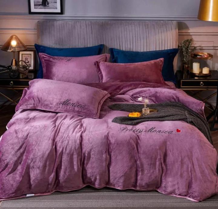 Постільна білизна Pretty Monica Велюрова (Фіолетовий, 200х220)