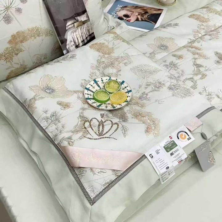 Постільна білизна Santfair з ковдрою (Тенсел зелений, 200х230)