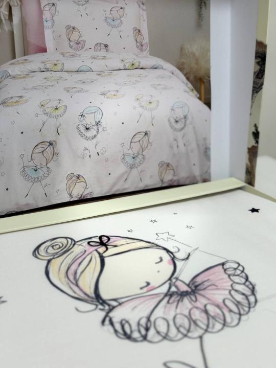 Постільна білизна Tivolyo Home сатин (Ballerina, 160х220)