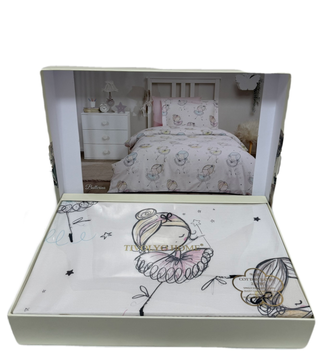 Постільна білизна Tivolyo Home сатин (Ballerina, 160х220)
