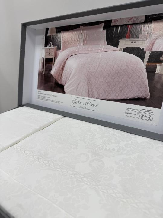 Постільна білизна Gelin Home Nihan (Кремовий, 200х220)