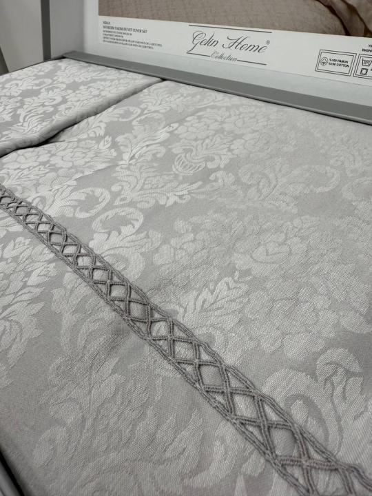 Постільна білизна Gelin Home Nihan (Сірий, 200х220)