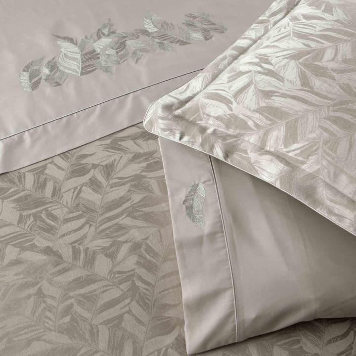 Постільна білизна з вишивкою Tivolyo Home (Leafy Broidery, 200х220)