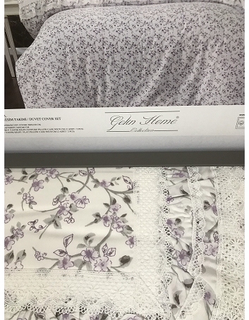 Постільна білизна Gelin Home Gonul (Фіолетовий, 200х220)