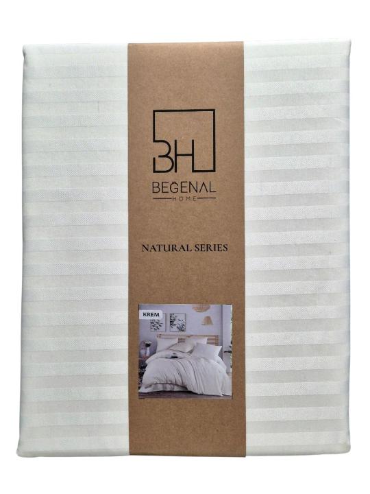 Постільна білизна Begenal страйп (Кремовий, 160х220)