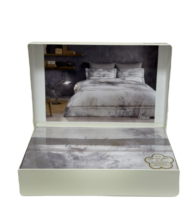 Постільна білизна Tivolyo Home сатин ( Marble, 200х220)