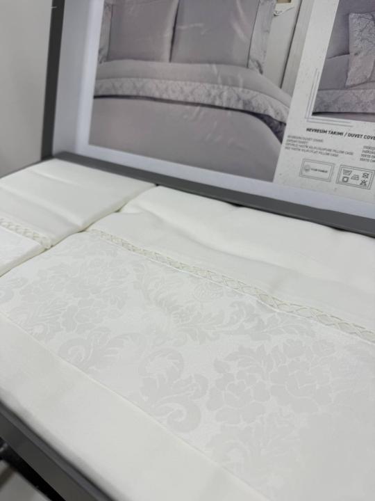 Постільна білизна Gelin Home Zarina (Кремовий, 200х220)