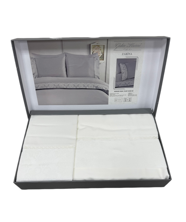 Постільна білизна Gelin Home Zarina (Кремовий, 200х220)