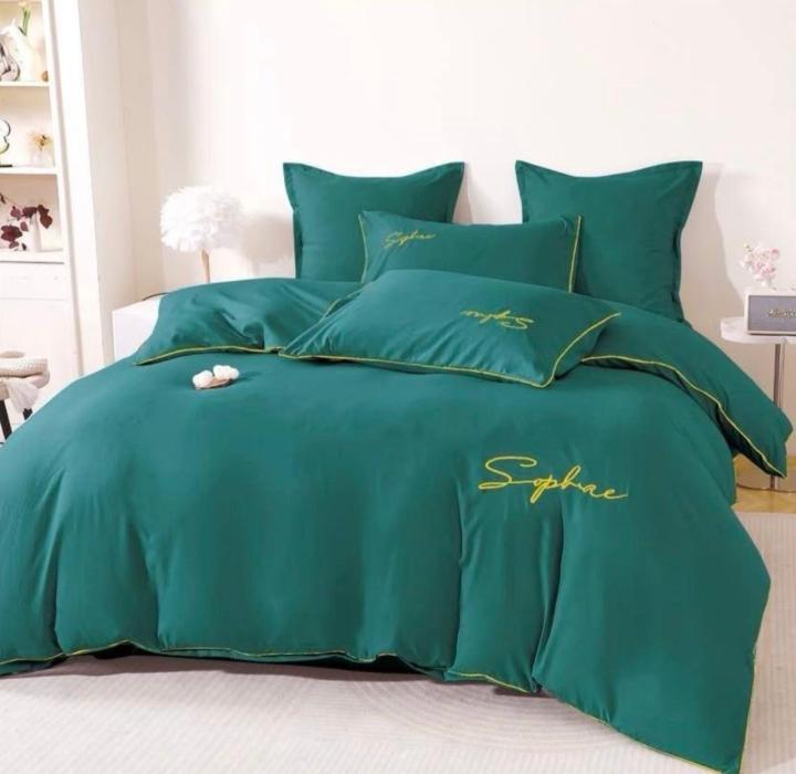 Постільна білизна Talo (Темно зелений, 200х220)