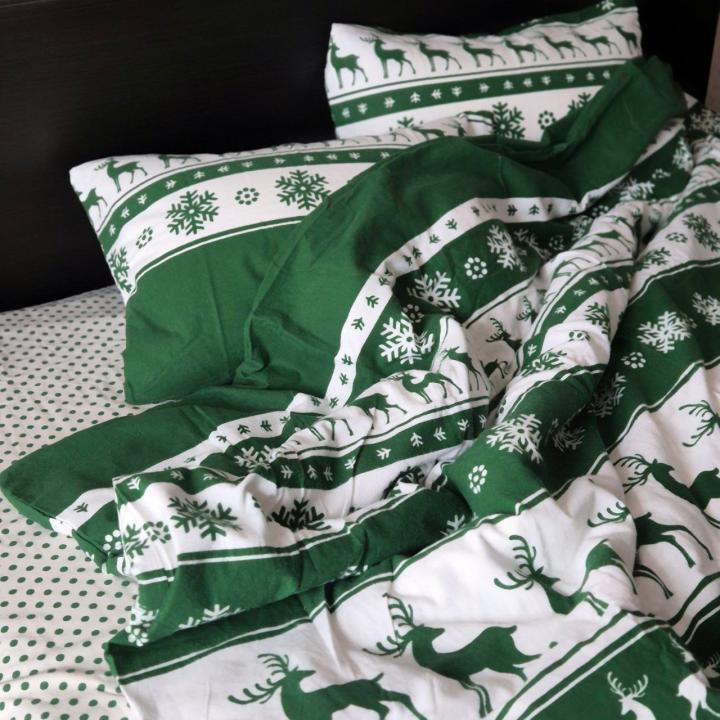 Постільна білизна фланель (Олені , 200х220)