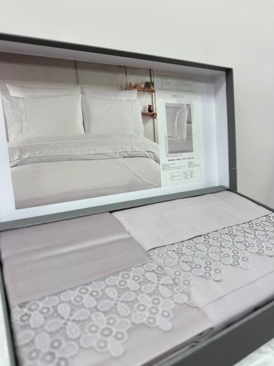 Постільна білизна Gelin Home Sweta сатин (Сірий, 200х220)