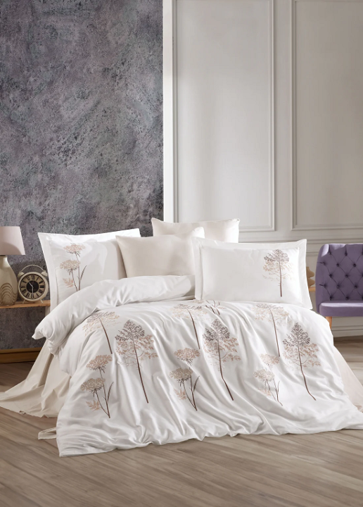 Постільна білизна Dantela Zumra (Кремовий, 200х220)