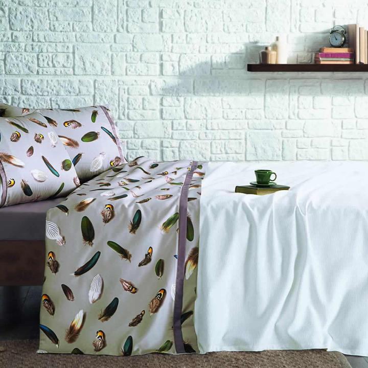 Постільна білизна Tivolyo Home (Gala Bej, 200х220)