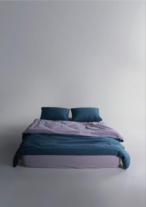 Постільна білизна Limasso Daily (Смарагдовий-сірий, 200х220)